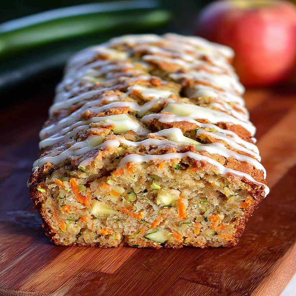 Carrot Apple Zucchini Bread