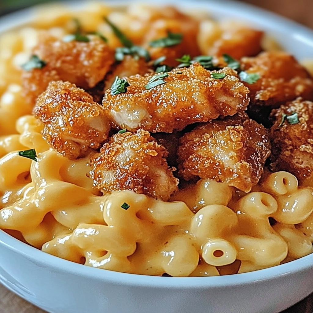 Chicken and Mac and Cheese